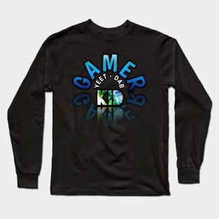 Yeet Dab Kid - Gaming Gamer Abstract - Video Game Lover - Graphic Long Sleeve T-Shirt